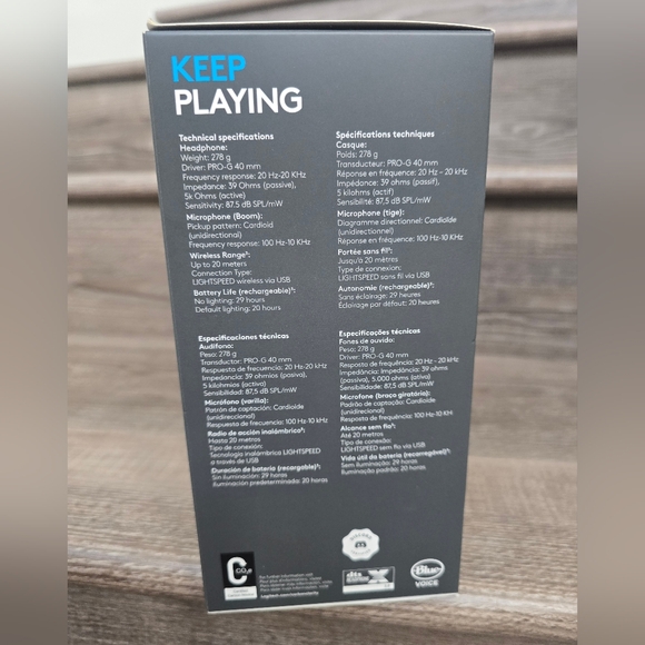 Logitech - G733 LIGHTSPEED Wireless DTS Headphone:X v2.0 Over-the-Ear Gaming ... - Picture 4 of 5